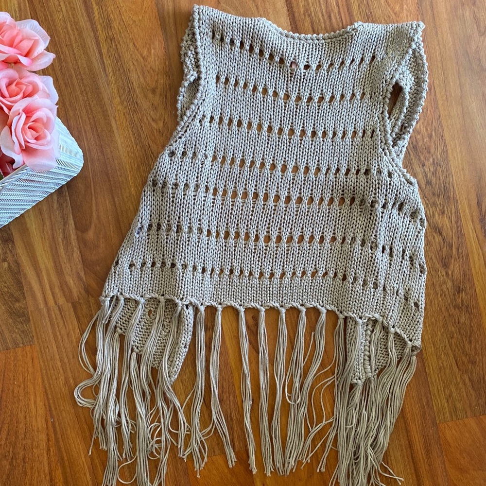 Boho Fringe Vest - Picture 5 of 5